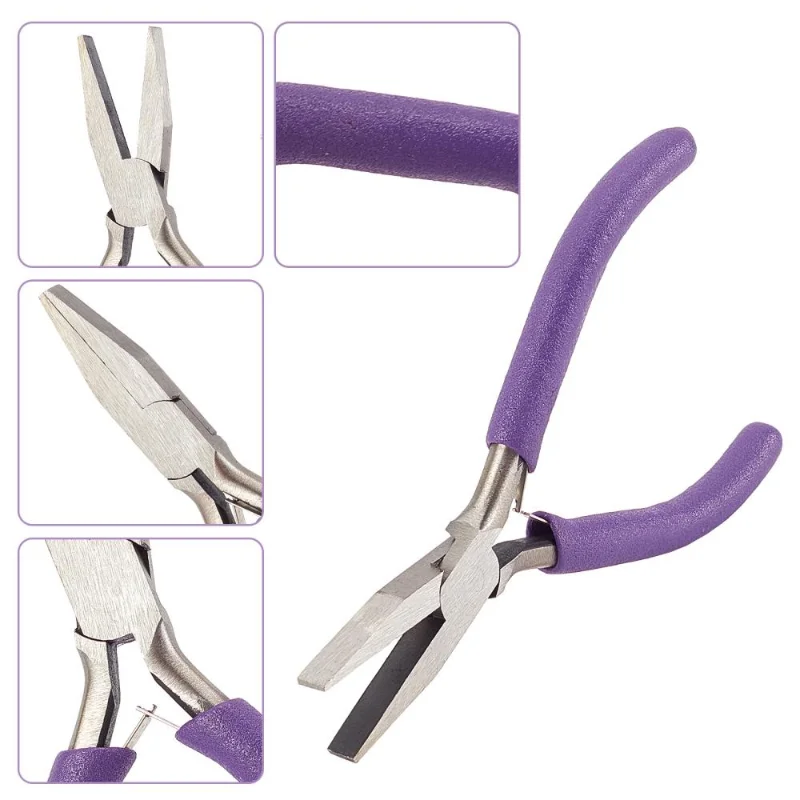 Alicate Pico De Pato Wilde 8″ – Nariz Plana Serrada, Fabricado En EE. UU. (Modelo G6195P.NP / 718)