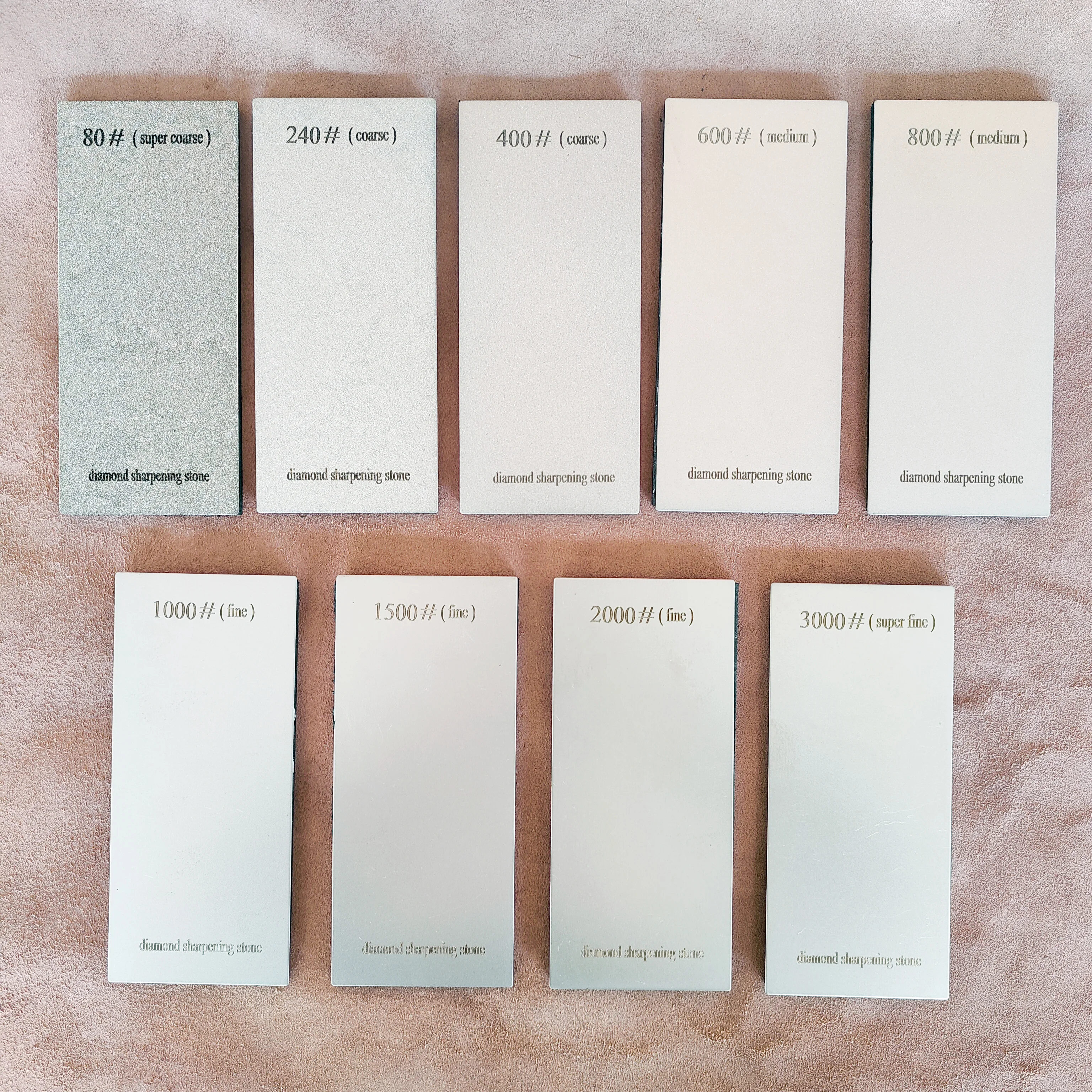170x75mm Diamond Sharpening Stone Ruixin Pro Knife sharpener whetstone Oilstone Non-slip base