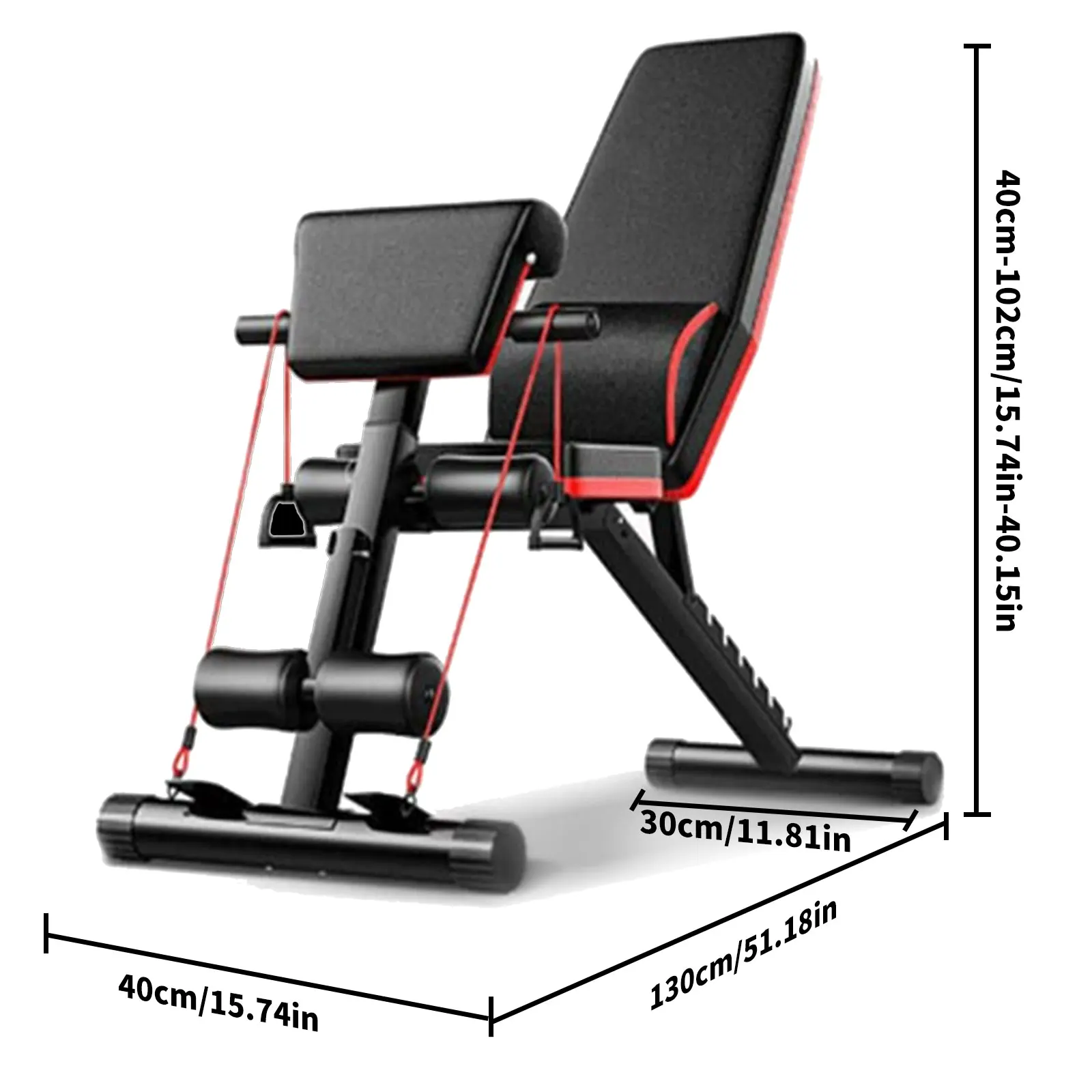 Banc d'entraînement de poids réglable multifonctionnel avec 7 Positions pour salle de sport à domicile banc d'entraînement de poids pliable tabouret d'haltère