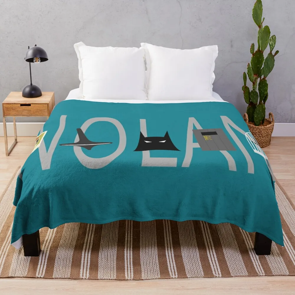 

Christopher Nolan Movie Icons Throw Blanket Soft Blanket Fluffy Shaggy Warm Bed Fashionable