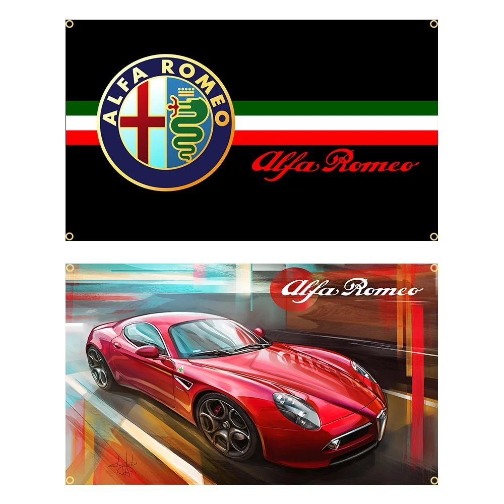 

Флаг Alfa Romeos из полиэстера, 90x150 см