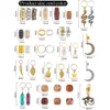 184PCS DIY Crystal Stone Horus Eye Moon Dreadlock Beads Hair Accessories for Braids Braid Clip In Hair Beads  for Hair Braiding 3
