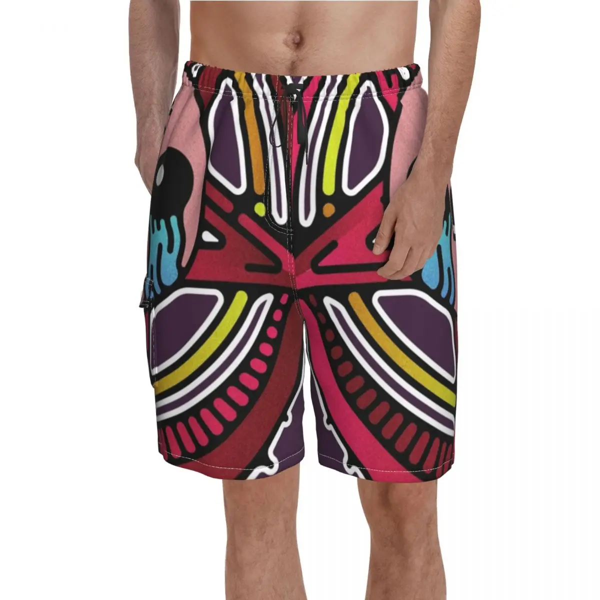 

Мужские шорты с принтом The Binding Of Isaac Board, черные пляжные шорты с принтом