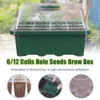2024 New Home And Household Products 12 Hole Plant Seed Grows Box Nursery Seedling Garden Yard Tray Hot Macetas Para Plantas 1