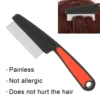Head Lice Comb Lice Nit Removal Hair Comb Stainless Steel Fine Tooth Comb Lice Comb Professional Head Lice Nit Removal Hair Comb