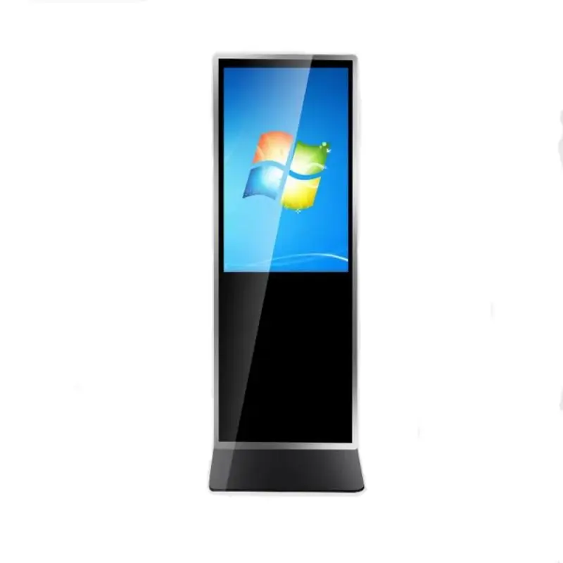 50 inch indoor floor standing win 10 system touch screen kiosk