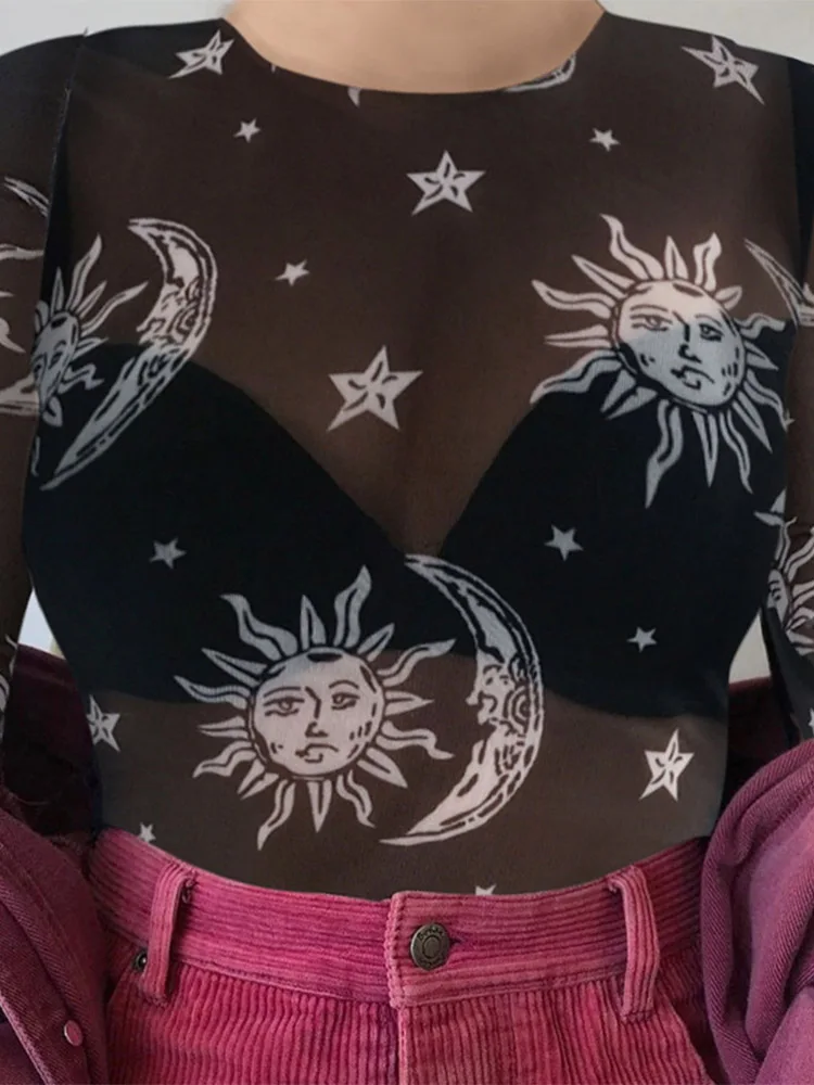 sheer sun and moon top