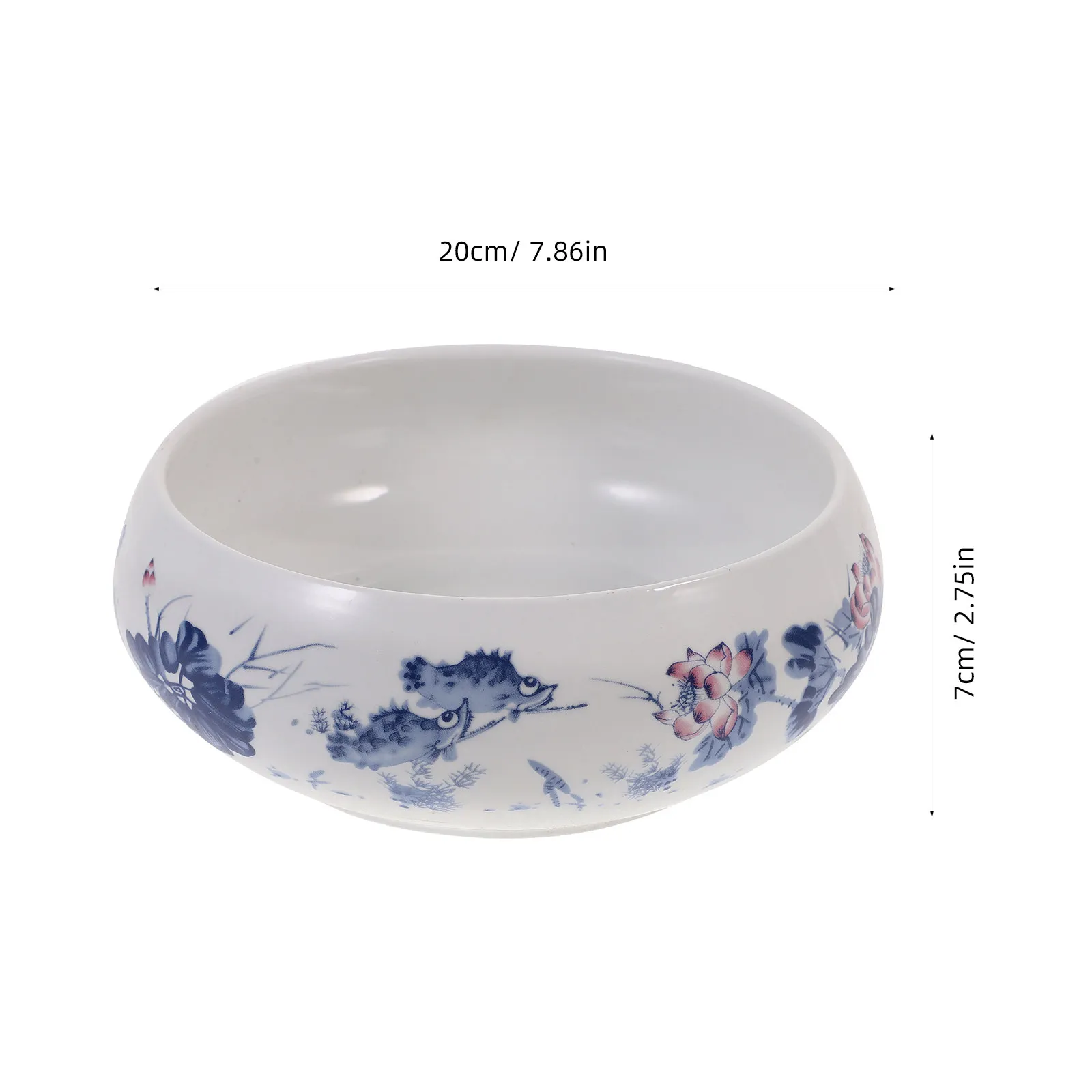 1Pcs 펜 워시 컵 서예 브러시 분지 다기능 세라믹 세척 도구 아트 잉크 브러쉬 용 오래 지속되는 창의적인 디자인