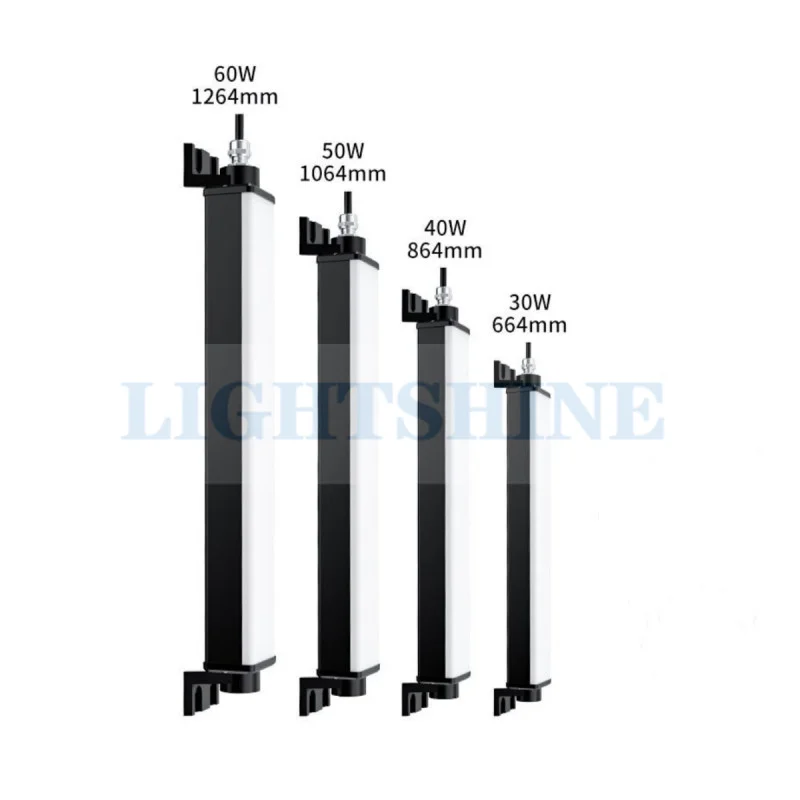 LED machine tool work lamp 30W 40W CNC lathe headlight waterproof aluminum alloy three-proof lamp 664mm 764mm 864mm 964mm 1064mm