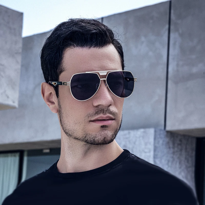 Gafas De Sol grandes De lujo hombre, lentes De moda Punk, Retro, vendedores Vintage, Gafas De Sol Zonnebril| AliExpress