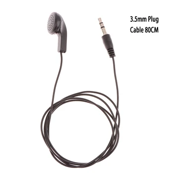 Auricolare da 1 pezzo con spina da 3,5 mm, auricolare singolo lato, auricolare a doppio canale per cuffie per PC portatile