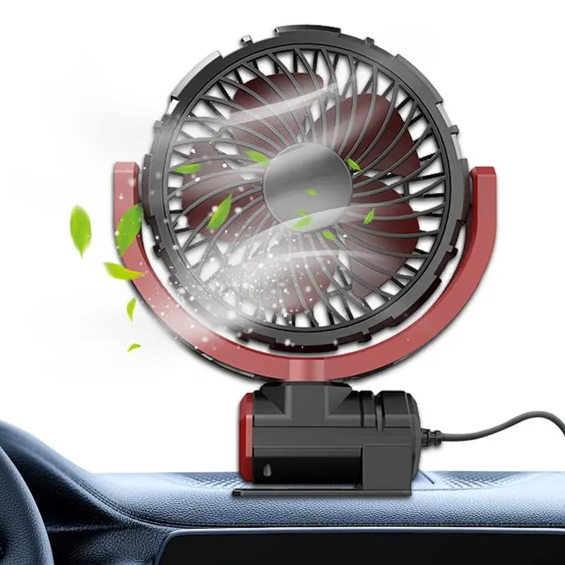 

Auto Cooling Fan 360-degree Rotate Vehicle Cooling Fan Folding USB Quiet Car Single Head Fan Multi-Angle Vehicle Fan For Bedroom