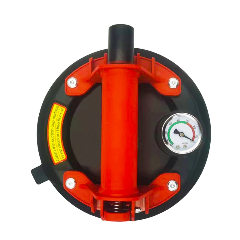 220kg Bearing Capacity 8" Load Heavy Suction Cup Vacuum Suction Cup Carry Glass Tile Suckers Industrial Air Pump for Tile Glass
