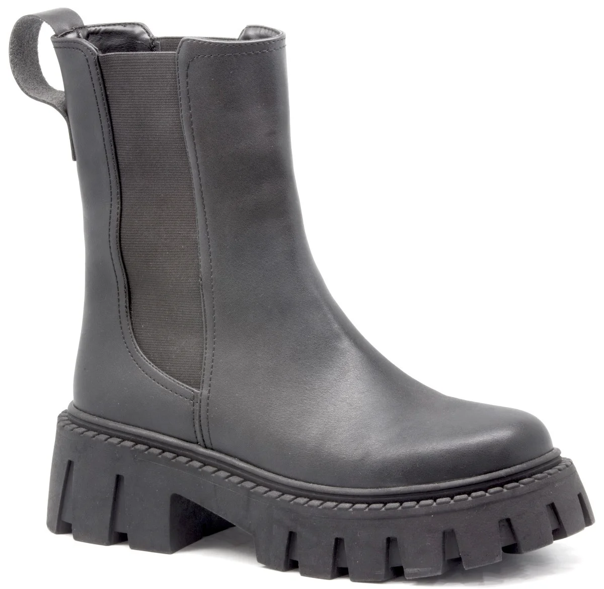 

Gedikpaşalı Sms 22K 1063 02 Black Ladies Boots Thick Sole Casual Use Chelsea Stylish Wheel Durable Solid