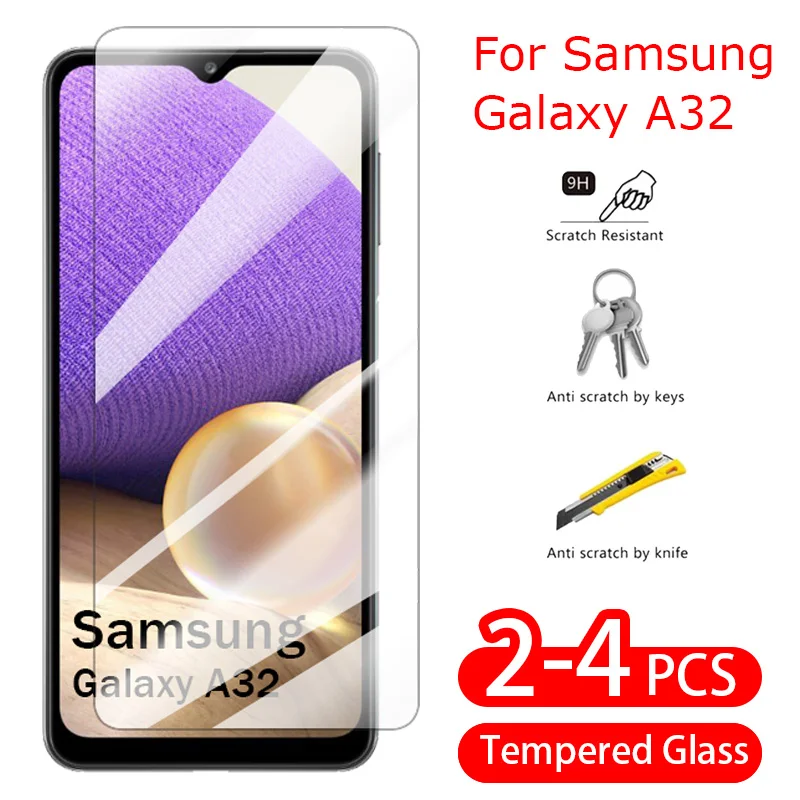 

Защитная пленка для Samsung Galaxy A32 4G 5G, защитная пленка из закаленного стекла с полным покрытием, HD-пленка, Передняя пленка для Samsung GalaxyA32 4G