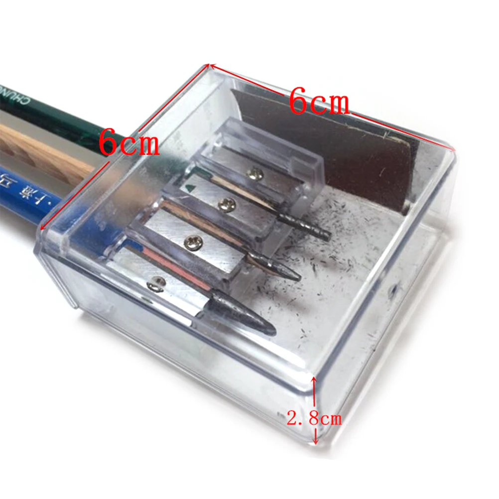 Temperamatite a 4 fori temperamatite multifunzionale per disegno di matite per schizzi a carbone - immagine 5