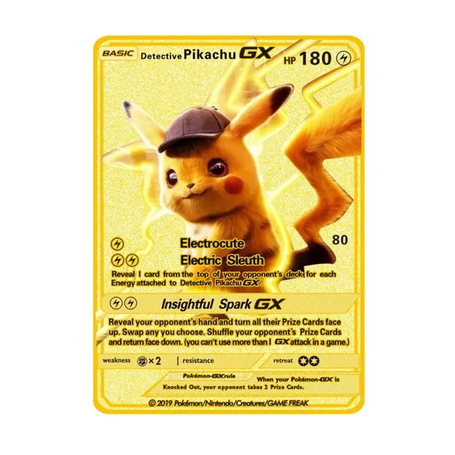 thumbnail image 1 of 1996 1st Edition metal Cards Charizard Blastoise Venusaur Mewtwo Game Collection Alloy Card, 1 of 5
