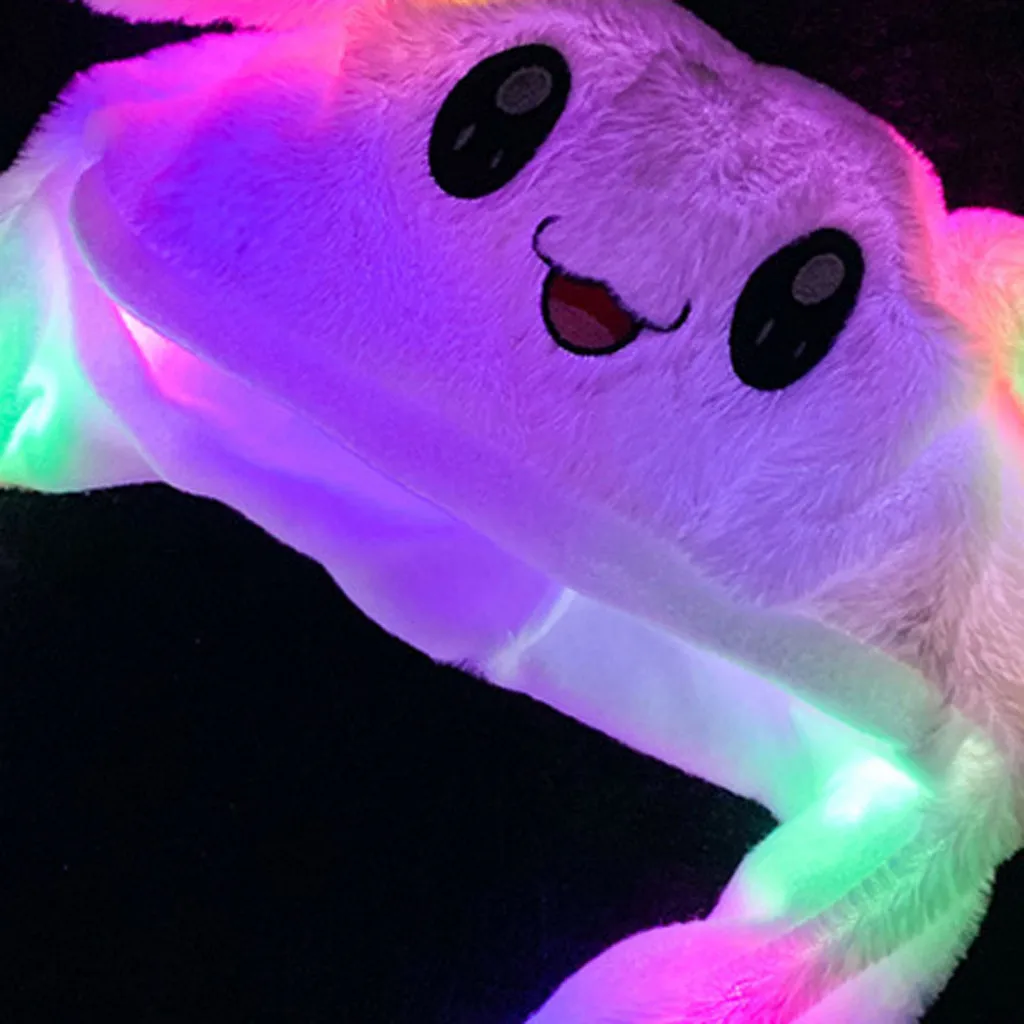 Bonnet avec Oreilles Qui Bougent Lapin avec Lumières LED Peluche Bouger  Oreille de Lapin Chapeau Animal en Peluche Chapeau pour - Cdiscount  Prêt-à-Porter