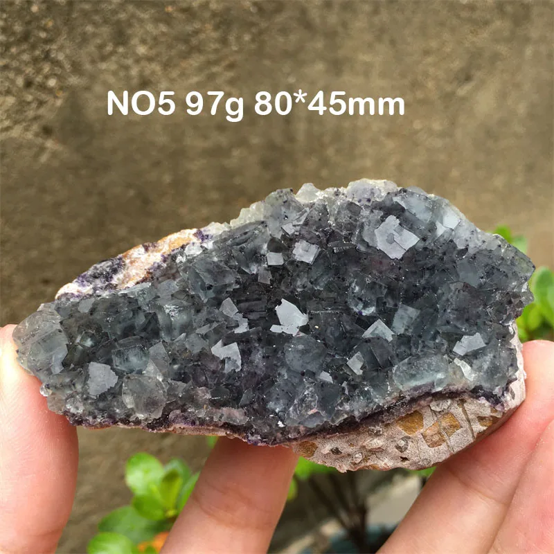 Natural Hunan Rare Blue Fluorite Specimen Mineral Cluster Spiritual Meditation Healing Crystal Stones Home Decoration 2