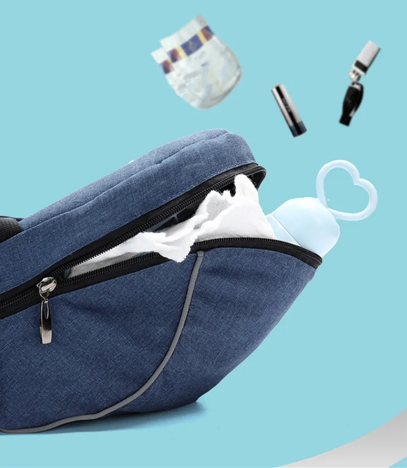 Baby Hip Seat Carrier Newborn Ergonomic Waist Stool, Baby Sling Hold Waist Belt Holder Hipseat Backpack Home Travel Accessories 4