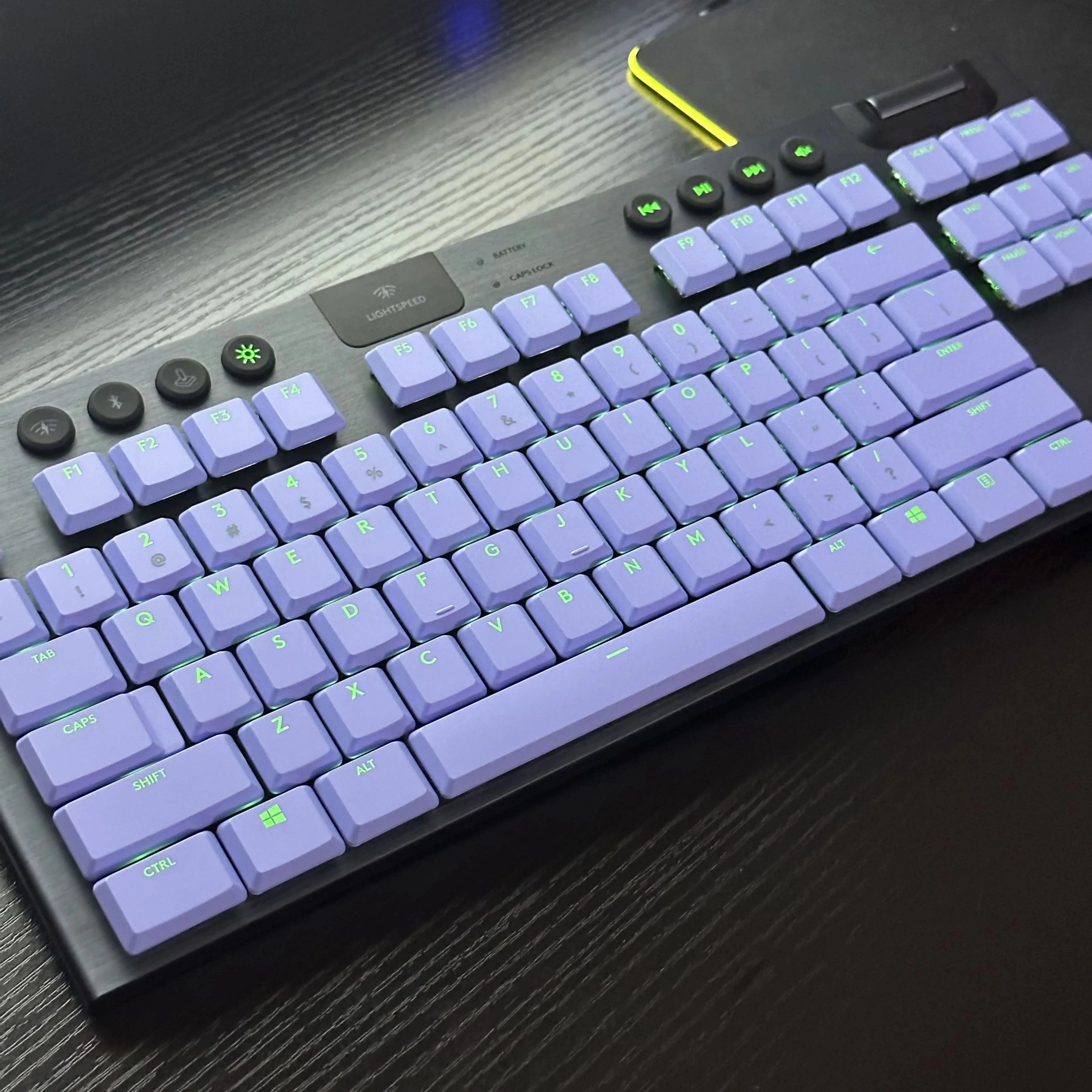 G915 백라이트 퍼플 키캡 109키 로지텍 G913 G915 G813 G815 G915TKL US EU 기계식 키보드용 교체 키캡, 키캡만 포함