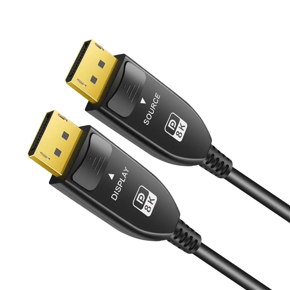 Armored DisplayPort 1.4 AOC-Active Optical Cable-8K-32.4Gbps - AOC Fiberlink