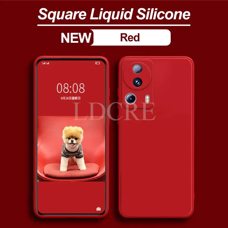 Xiaomi 13 Lite Liquid Silicone Protective Phone Case - TPU Rubber Coque Cover