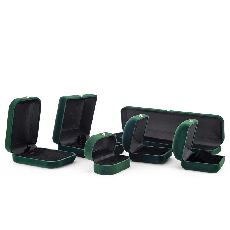 Flannelette Jewelry Box Ring Box Necklace Box Earrings Bracelet Packing Box