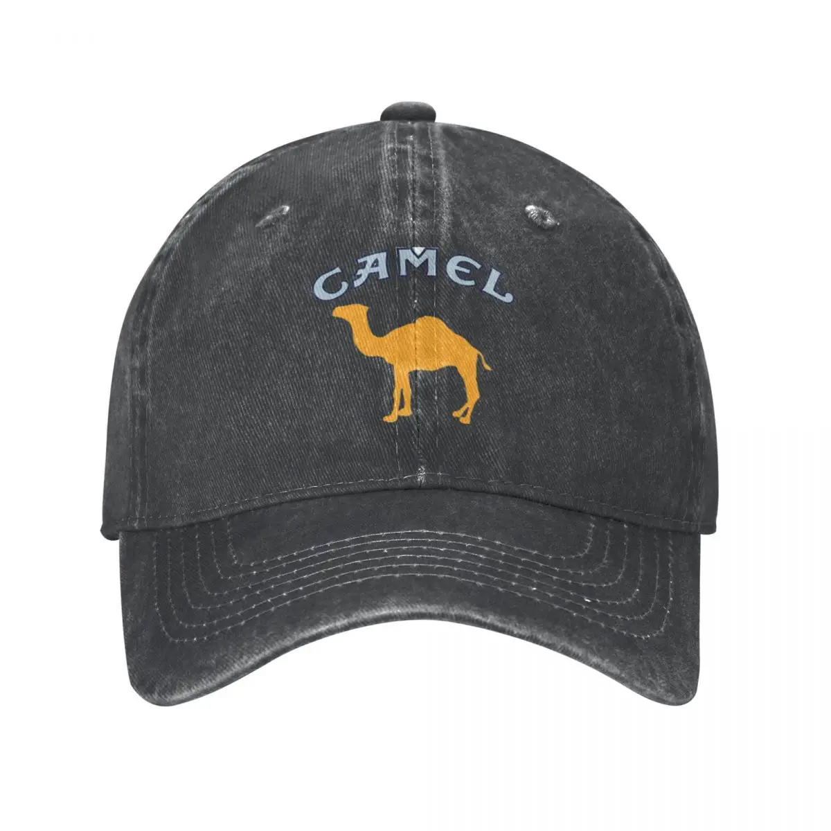 

Camel Cigar Cigarettes Baseball Caps Vintage Distressed Denim Washed Snapback Cap Unisex Outdoor Running Golf Hats Cap