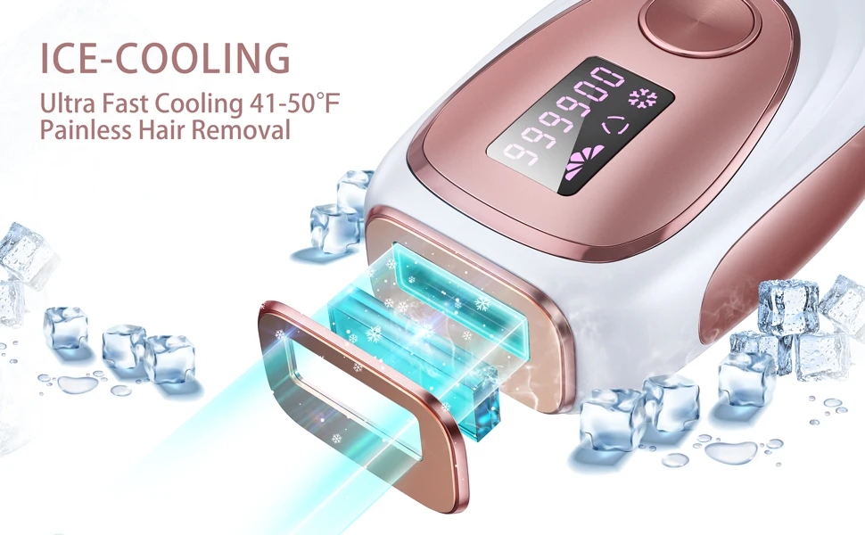  IPL Hair Removal with ICE Cooling