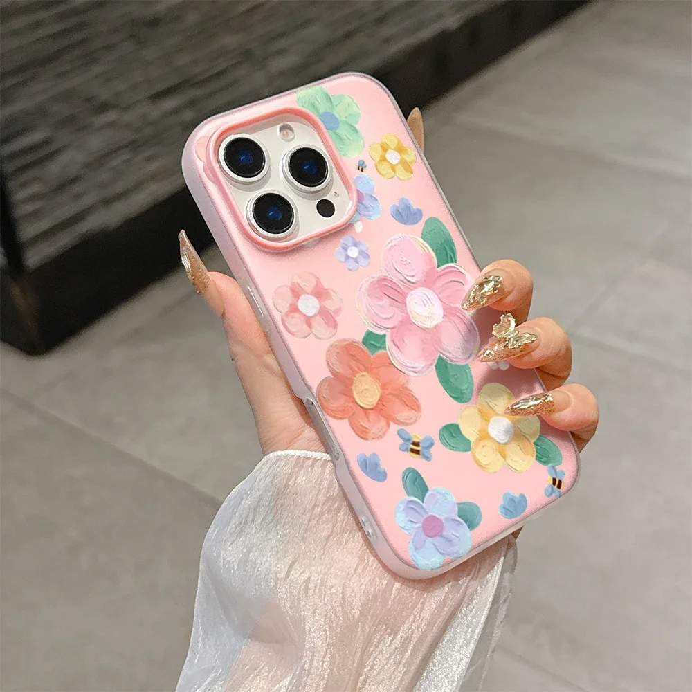 Candy Flower Floral Luxury 2-in-1 Phone Case
