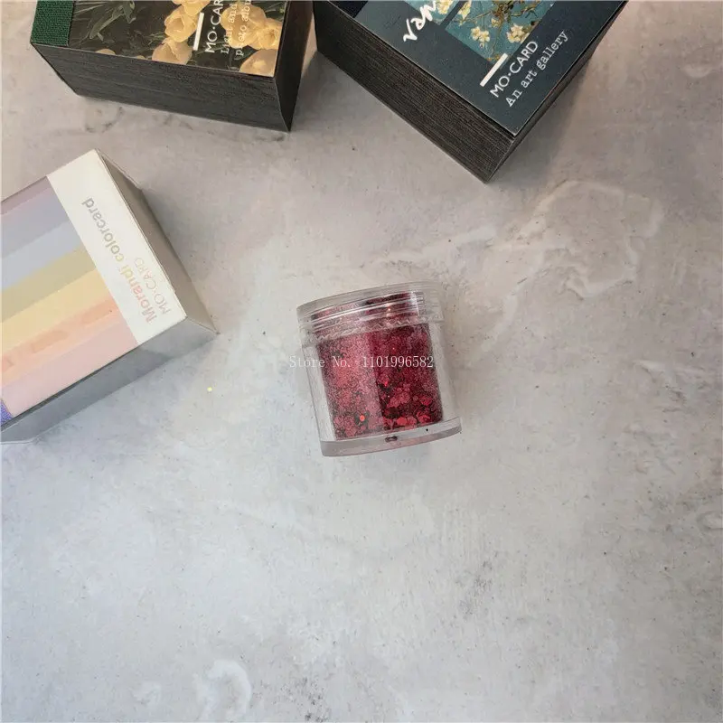 DIY Fire Paint Wax Seal Making Materials Handmade Ledger Envelope Candle Decoration Tools Transparent Glitter Piece Ornaments