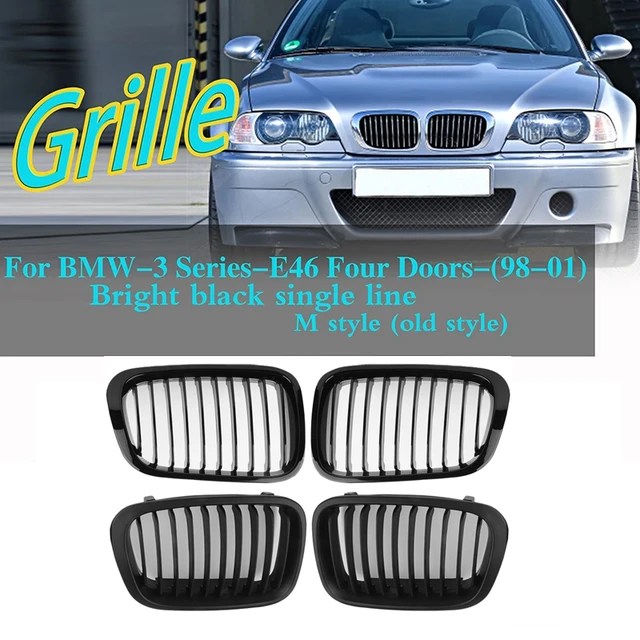 Calandre Avant Gauche Et Droite Pour Bmw E46 2 Portes 3 Série M3 98-01  Coupé - Grilles De Calandre - AliExpress