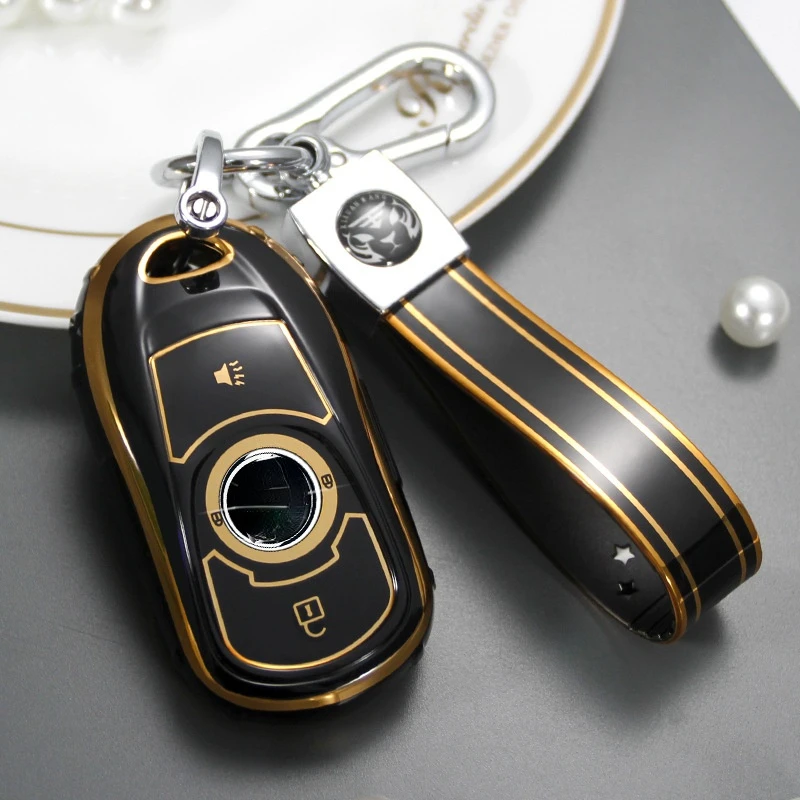 

TPU Car Key Case For Buick Encore Envision GL8 New Lacrosse Keys Cover Protect Shell Fob Auto Keychain Accessories Car Styling