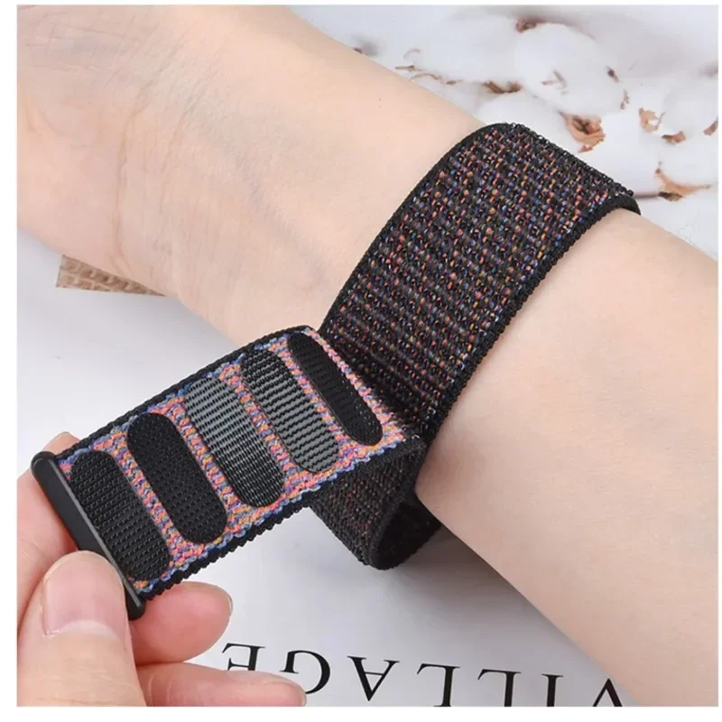 Nylon Sport Loop Bracelet, 22mm/20mm Strap, Universal Smartwatch Band