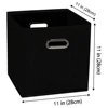 11inch Multi-functional Folding Wardrobe Practical Clothes Storage Basket Fabric Storage Bins Foldable Clothes Drawer Organizer 2