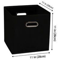 11inch Multi-functional Folding Wardrobe Practical Clothes Storage Basket Fabric Storage Bins Foldable Clothes Drawer Organizer 2