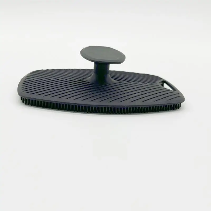 Description Picture 4 of item1pc Soft Silicone Exfoliating Brush Cleanser Manual Body Cleansing Scrubber Shower Gentle Massage Bath Brush For Men