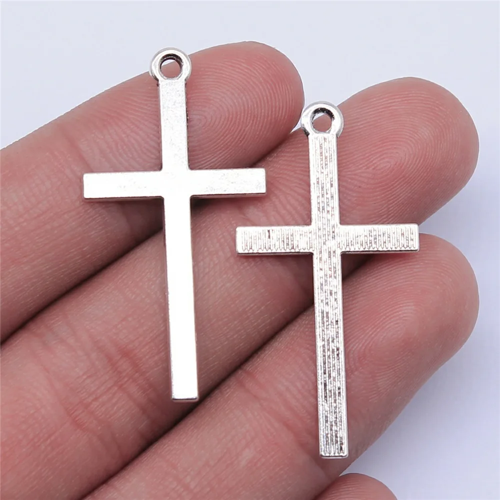 10pcs Cross Charms Religious Beliefs Pendant DIY Handmade Jewelry Handcraft Accessories 