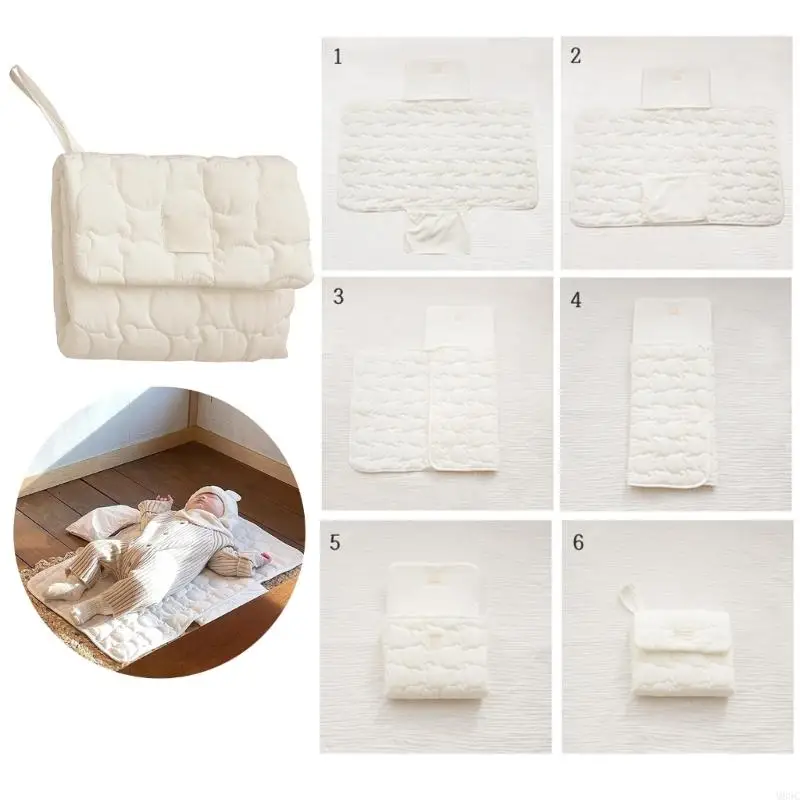 Baby Portable Changing Pad Diaper Changer Mat Ensuring Comfort Hygiene During Trip Visits