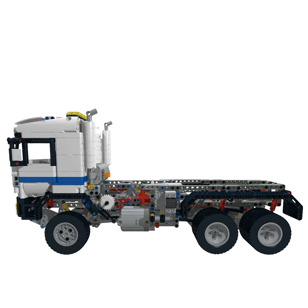 

MOC-2267 6x6 Offroad Modular Truck Building Blocks City MOC Engineering Transport Vehicle U.S. Heavy Truck Toy Birthday Gift