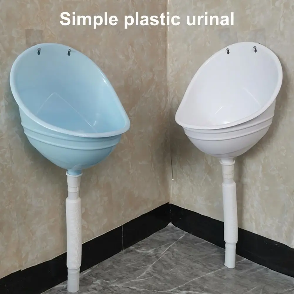 Waterless Wall-Mounted Urinal Anti-Odor Drain Design Urine Diverter Easy Installation Kid Bathroom Toilet Urinal