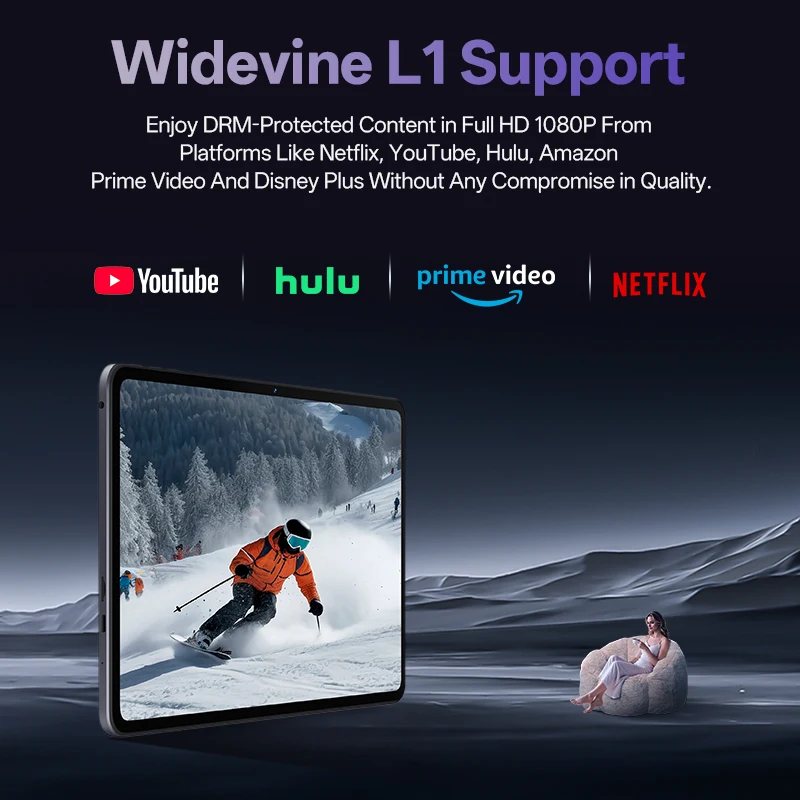 SVITOO Tablet 2026 Android 16 12 Inch 2000 x 1200 2K Display IPS Large Screen Unisoc T7250 Octa-Core Processor 6GB Physical RAM + 24GB Virtual RAM 128GB ROM 1TB Expandable 8800mAh Battery 2.4GHz 5GHz Dual Band WiFi 5 Bluetooth 5.0 GPS Widevine L1 8