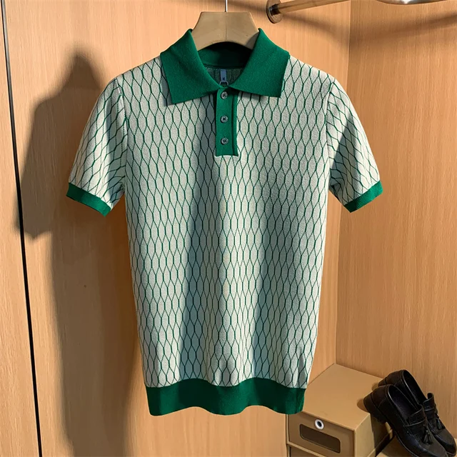 Chemises polo en tricot à manches courtes pour hommes, vêtements de sport décontractés à manches courtes, haut de sport à séchage rapide, vêtements de fitness pour hommes Q71 1