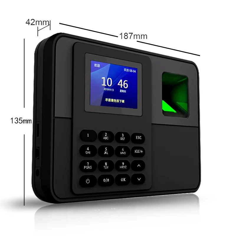 Q1 Fingerprint Attendance Machine Password Punch-in Apparatus Automatically Generate U Disk Reports Electronic Sign-in Device