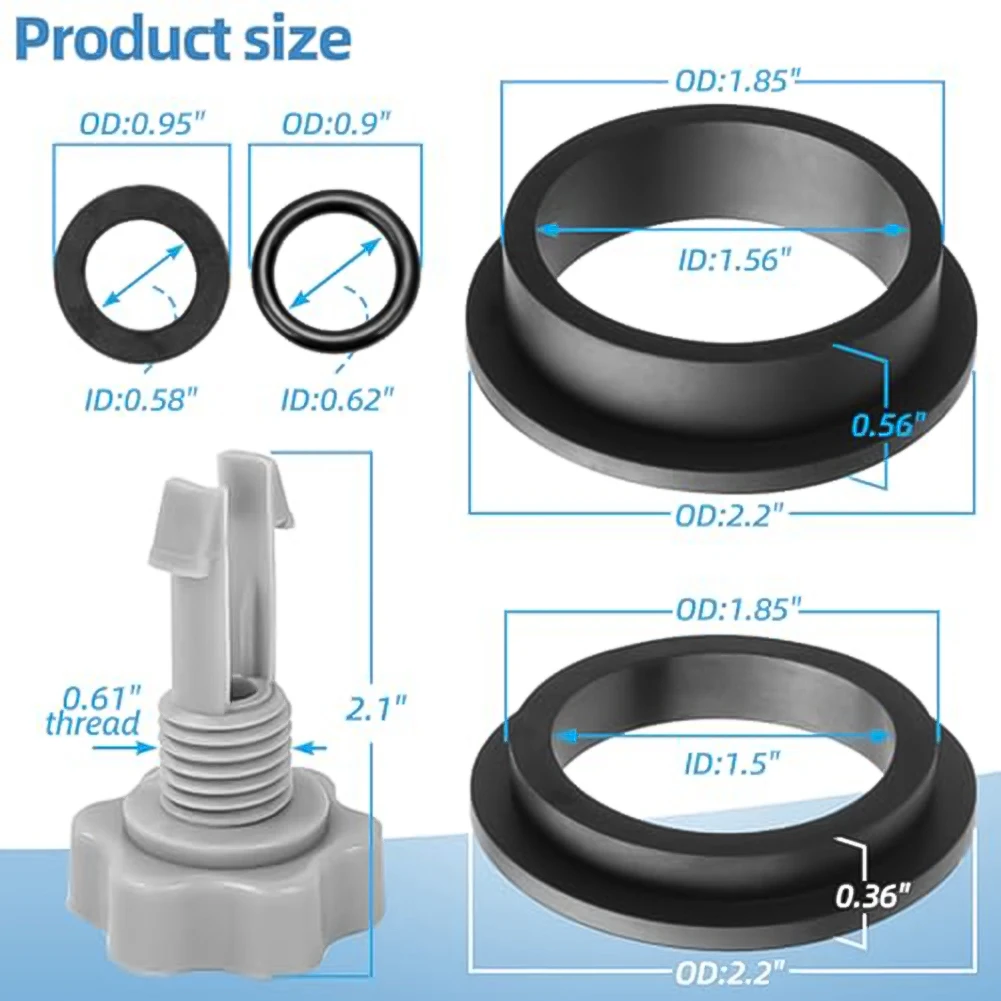 Air Release Valve O-Rings Seal Gasket Repair Set for Intex Sand Filter Pump Swimming Pool