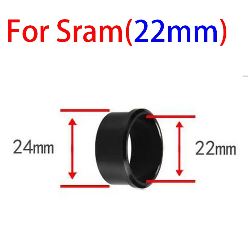 GUB Bottom Bracket adapter for Shimano BB 24-19 mm press in 24 22mm conversion sleeve BB30 PF30 for sram gxp 22mm 19mm 24mm