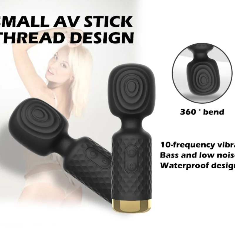 

Mini Vibrador AV Stick Para Mulheres Masturbador Multi-Frequência Pequeno De Massagem Aldult Casais Sex Shop