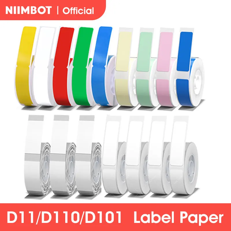 Niimbot Mini Label Printer Papel de Impressão Impermeável Fita Anti-oil Price Resistente a Riscos Adesivo D11 D110 D101