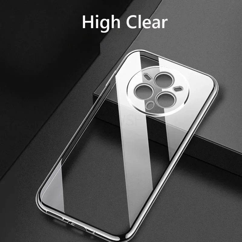 Transparent Soft TPU Silicone Phone Case - Clear Back Cover